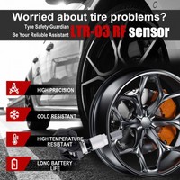 Capteur TPMS universel programmable 2 en 1 Launch LTR-03 RF 315 MHz et 433 MHz pour surveillance de la pression des pneus de voiture