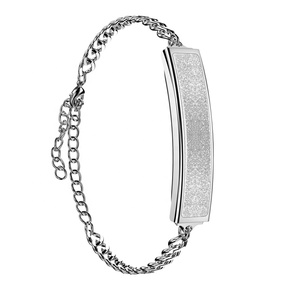 B6 Smart Bracelet Non Screen Health Monitor for Women Men Couples Heart Rate Blood Oxygen Sleep Tracking Stainless Steel Chain - Product Image 2