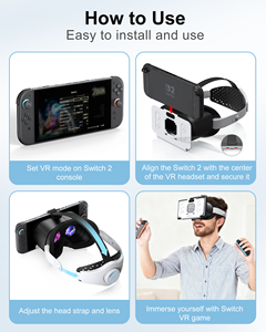 <span class=keywords><strong>Casque</strong></span> <span class=keywords><strong>VR</strong></span> immersif pour Switch 2 |   STARTRC GAMES Lunettes de jeu améliorées pour une expérience 3D, compatibles avec Switch2 - Product Image 4