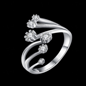 Moda <span class=keywords><strong>diamante</strong></span> americano base anillo ajustable <span class=keywords><strong>Jerusalén</strong></span> Cruz anillo - Product Image 4