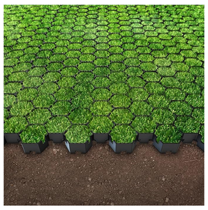 Grille de stabilisation de gazon industrielle en plastique HDPE, couleurs noir, vert, <span class=keywords><strong>blanc</strong></span>, structure nid d'abeille, pour jardin, barrage, allée, <span class=keywords><strong>stabilisateur</strong></span> de <span class=keywords><strong>gravier</strong></span> - Product Image 3