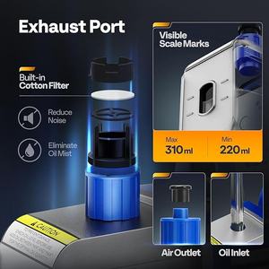 Máquina de Recuperación de Refrigerante Rotativa de una Etapa <span class=keywords><strong>DR</strong></span> 110V 1/4 HP 3.5 CFM para Sistemas HVAC R220V, Herramienta de Mantenimiento de Compresores - Product Image 4