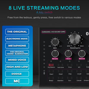 Carte de musique professionnelle d'<span class=keywords><strong>enregistrement</strong></span> V12 avec son pour le chant en direct au <span class=keywords><strong>meilleur</strong></span> prix - Product Image 5