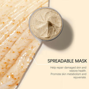 Rice Honey Moisturizing Brightening Clay Mask Deep Nourishes Exfoliates Dead Skin Balances Oil Dry Combination Skin 150g - Product Image 4