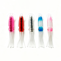 Leurre de pêche en mer Bellance Factory OEM/ODM 12cm en PVC souple, imitation calamar, lumineux, pour eau de mer