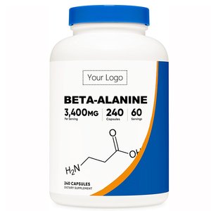 Capsules de supplément d'acide aminé bêta-alanine OEM pour le renforcement musculaire, le régulateur de pH cellulaire, l'amélioration des performances athlétiques et le soulagement du stress - Product Image 4
