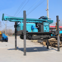 Foreuse à chenilles pneumatique pour puits d'eau CE Certifiée, modèle MKDQZ-300B, avec pompe à engrenages, équipement de forage 300m, assistance technique 24/7