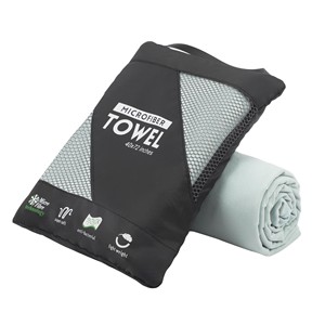 Custom Logo Digital Printed Quick-Dry <b>Microfiber</b> Terry Gym <b>Beach</b> Sports Travel <b>Towel</b> With Mesh Bag - Product Image 1
