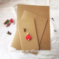 Recyclage brun papier cahier vierge en gros note pad