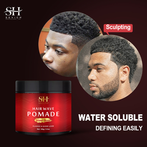 Private Label Wave Pomade For Men Non-flaking Strong Hold Hair Styling Edge Control Hair pomata Wax per <span class=keywords><strong>capelli</strong></span> ricci - Product Image 3
