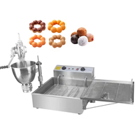 XEOLEO Commercial 3 Types Donut Maker Électrique 3000W Semi Automatique Gâteau Donut Maker Pourrait Produire Forme D'onde/Rond/Sphérique