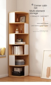 Librero de Madera Moderno y Minimalista con 5 Estantes Ajustables para Sala de Estar y Oficina en Casa - Product Image 3