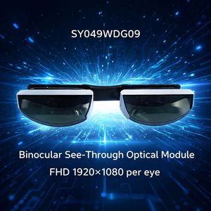 SEEYA SY049WDG09 Modul Optik Binokuler Transparan Dual 0.49 inci Si-OLED 1920x1080 >41 FOV 0D -5D Diopter AR Near-Eye - Product Image 2
