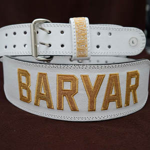 เข็มขัดพยุงเอวหนังวัวแท้แบบปรับได้ระดับพรีเมียม ขายส่งเข็มขัดยกน้ำหนักหนังแท้สำหรับออกกำลังกายแบบกำหนดเองได้ - Product Image 2