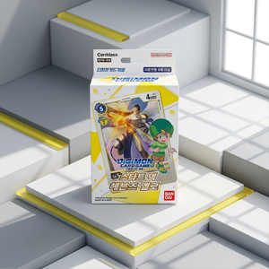 ชุดการ์ดเริ่มต้น Digimon TCG รุ่น STK-3 สีเหลืองเฮฟเว่นส์ 54 ใบ การ์ดสำเร็จรูป ซีลเกาหลี การ์ดสะสมอนิเมะ ขายส่ง - Product Image 1
