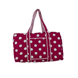 Bolsa de Viaje Plegable de Corduroy Acolchado, Ecológica, de Gran Capacidad y Ligera, con Diseño de Conchas, para Playa, Marca Pinksa Fashion - Product Image 1