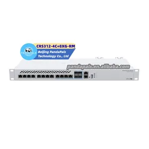 मूल नई Mikrotik CRS312-4C + 8XG-RM 8 पोर्ट 10g ईथरनेट परत 3 rj45 स्विच