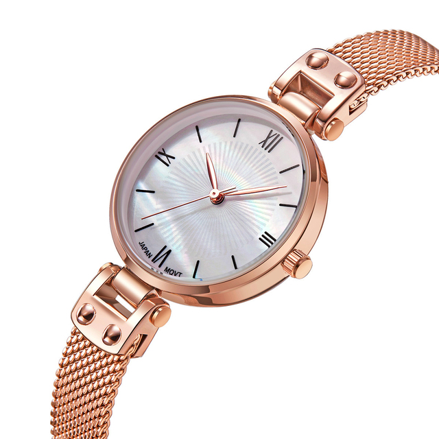 Hot Selling Good Quality Elegant Lady Watches Bracelet Set Genuine Leather Strap Low MOQ Custom 3ATM Water Resistant Watch Reloj