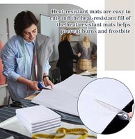 Doublure thermique isolante résistante à la chaleur de 36x45 pouces pour maniques, mitaines de four, coussinets de casserole, travaux de couture DIY