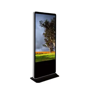 Pantalla táctil independiente Señalización digital LCD 4K y pantalla con gestión de Anrdoid 11 podría para publicidad comercial