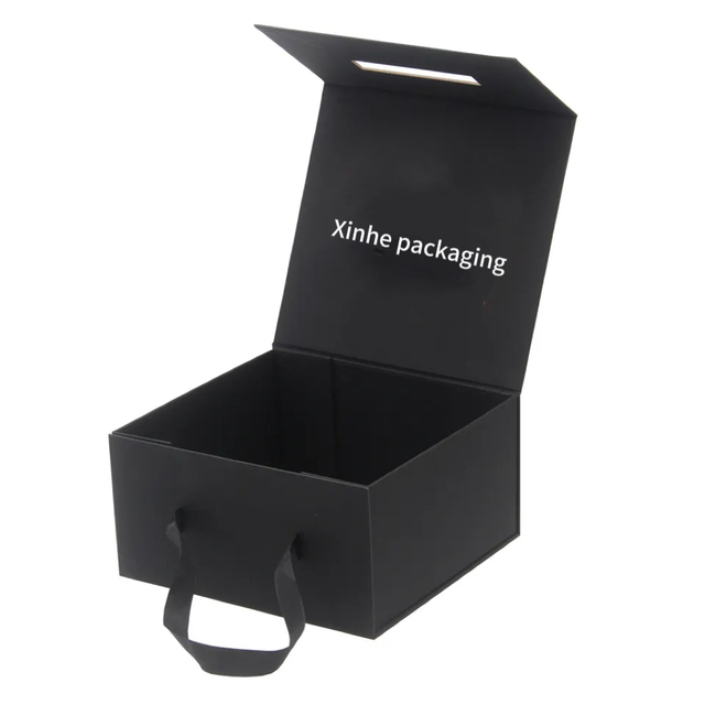 Custom Luxury Magnetic Fedora Snapback Baseball Hat Box Collapsible Hat Packaging Box for Hat