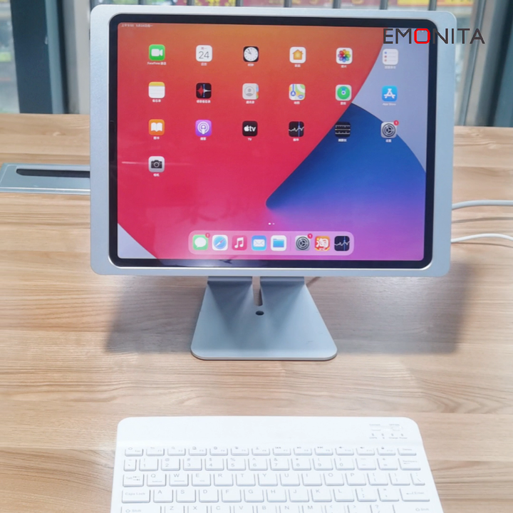 Inch Fast Wireless Charging Base Station for iPad Pro 3/4/5 Adjustable  Aluminum Table Stand