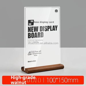 Acrylic A4 bảng Bảng thẻ hiển thị đứng, cửa hàng và nhà hàng <span class=keywords><strong>menu</strong></span> bảng quảng cáo, nhà hàng <span class=keywords><strong>menu</strong></span> đứng - Product Image 4