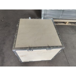 ลังไม้รัดเหล็ก Auji Packaging ปรับแต่งได้สำหรับการขนส่งโลจิสติกส์ กล่องพับได้สำหรับการส่งออก - Product Image 1