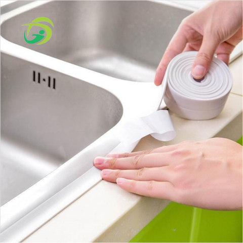 Factory Wholesale Acrylic Single Tub Wall Peel Stick Self-Adhesive Waterproof Caulk Strip Tape for Kitchen Sink Toilet Bathtub