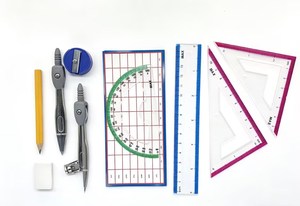 Material Escolar al por Mayor, Juego de Geometría Matemática de 9 Piezas, Juego de Dibujo Especial para Exámenes, Fábrica de Artículos Matemáticos - Product Image 5