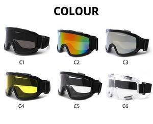 מפעל אספקת אנטי אבק משקפי שמש טקטי שחור משקפי שמש רכיבה משקפי מגן סיטוני חיצוני - Product Image 2