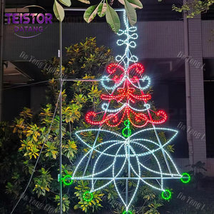 ไฟประดับรูปเสาไฟคริสต์มาสขนาดใหญ่เพื่อทำให้ถนนกว้างและทิวทัศน์ที่เปิดโล่งโดดเด่นมากยิ่งขึ้น - Product Image 3