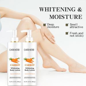 Crème hydratante éclaircissante pour la peau noire bio OEM, lotion corporelle blanchissante à la carotte - Product Image 2