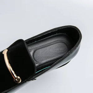 British Men's <b>Waterproof</b> Genuine Leather <b>Shoes</b> Oxford Handmade Wedding Formal Business Casual <b>Shoes</b> with Anti-Slip Buckle Straps - Product Image 4