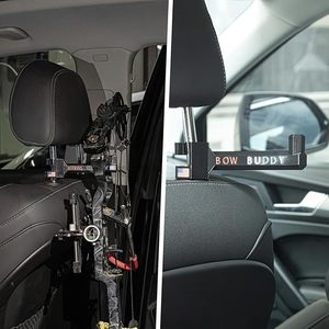 Bow Buddy Car Headrest Hook 6.3 Inch Black PLA Bow And Arrow Holder For Arrow Equipment Accessories - Product Image 2