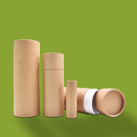 Boîte ronde personnalisée en carton brun américain pour cigares, avec alphabet de marque, pour comptoir de vente au détail