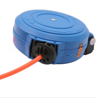 Enrouleur de tuyau d'air rétractable pour pistolets de pulvérisation, raccord rapide 1/4 NPT, enrouleur de tuyau d'eau pour compresseur et aspirateur avec raccords, gonfleur de pneus