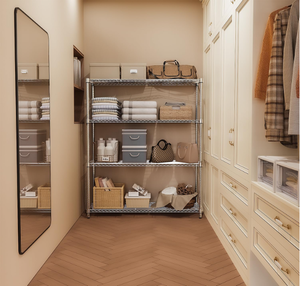 رف تخزين من الأسلاك الفولاذية المقاومة للصدأ الأكثر مبيعًا، 5 طبقات قابلة للتعديل للاستخدام المنزلي - Product Image 5