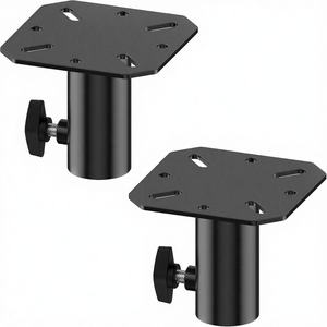 Soporte Adaptador Universal de Metal para Altavoces de 35 mm, para Sistemas de Audio Profesional/<span class=keywords><strong>DJ</strong></span>/PA, Paquete de 2 - Product Image 1