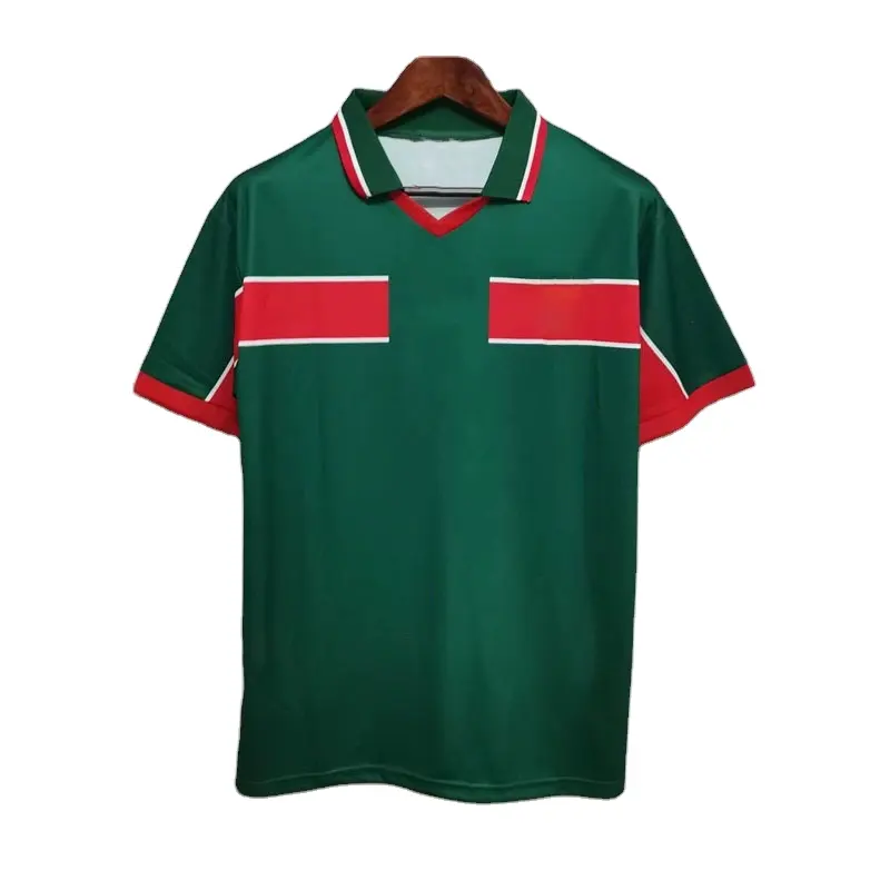 Camisa de futebol vintage com camisa retrô da seleção marroquina de qualidade tailandesa 1998