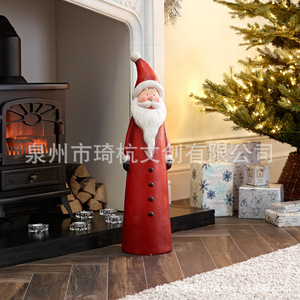 Decoración Navideña de Santa Claus de Pie para Exteriores, Resinas Sintéticas para Exhibición en Patio - Product Image 2