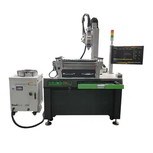 Keyilaser Độ chính xác cao sợi máy cắt laser thương hiệu nổi tiếng hỗn hợp kim loại máy cắt laser CNC sợi Lazer cắt