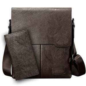 SG0399 borsa a tracolla da uomo in pelle PU tre colori con borsa lunga corta - Product Image 2