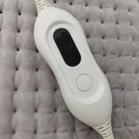 电动法兰绒加热垫，适用于颈部和肩部，冬季防过热，带加热丝，家用聚酯纤维材质