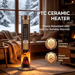 Ventilateur chauffant <span class=keywords><strong>rechargeable</strong></span> avec télécommande, ventilateur chauffant à charge rapide - Product Image 2