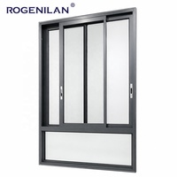 ROGENILAN, Proveedor Chino de Ventanas Corredizas de Aluminio con Rotura de Puente Térmico, Ventanas Corredizas Exteriores con Doble Acristalamiento Low-E
