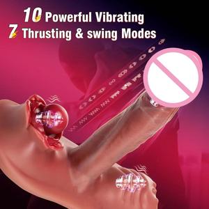 Elektrisches Sexspielzeug für Erwachsene, Penis-Simulation, weiches Material, weibliche Masturbation, großer <span class=keywords><strong>Dildo</strong></span>, IPX7 wasserdicht, leicht zu reinigen, hohe Geschwindigkeit - Product Image 2