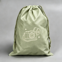 Pochette à cordon non tissée pliable portable de marque WJ avec logo personnalisé, motif de dessin animé, recyclable, pour campagne extérieure