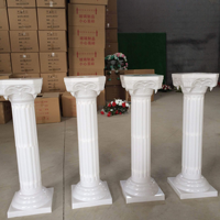 Colonnes de style romain grec, clôture de jardin pour mariage, décorations extérieures, centres de table de mariage, toile de fond pour photographie de fête