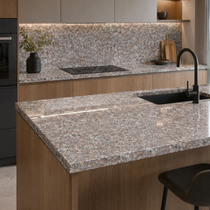 UNION STONE Carrelage en pierre naturelle polie écologique G648 Long Queen Rose clair Granite Pivoine Design graphique - Product Image 5